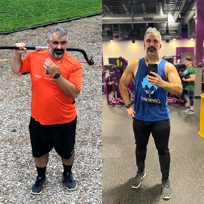 Robert DiMedio before and after